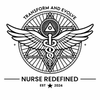 NURSE REDEFINED TRANSFORM AND EVOLVE EST 2024 logo