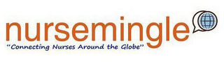 NURSEMINGLE "CONNECTING NURSES AROUND THE GLOBE" logo