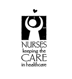 NURSES KEEPING THE CARE IN HEALTHCARE logo