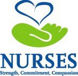 NURSES STRENGTH, COMMITMENT, COMPASSION logo