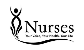NURSES YOUR VOICE, YOUR HEALTH, YOUR LIFE logo