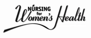 NURSING FOR WOMEN'S HEALTH logo