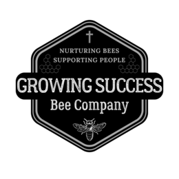 NURTURING BEES SUPPORTING PEOPLE GROWING SUCCESS BEE COMPANY logo