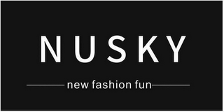 NUSKY NEW FASHION FUN logo