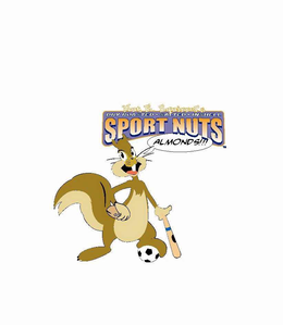 NUT E.  SQUIRREL'S DRY ROASTED · SALTED · INSHELL SPORT NUTS ALMONDS!!! logo