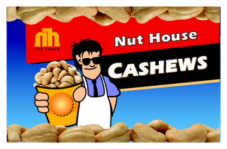 NUT HOUSE CASHEWS NH logo