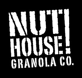NUT HOUSE! GRANOLA CO. logo