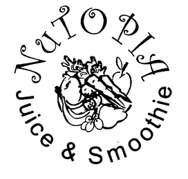 NUTOPIA JUICE & SMOOTHIE logo