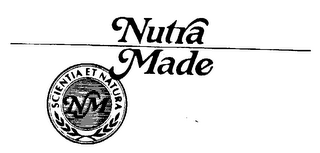 NUTRA MADE NM SCIENTIA ET NATURA logo
