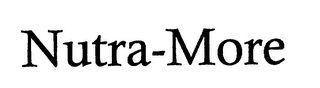 NUTRA-MORE logo
