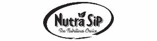 NUTRA SIP THE NUTRITIOUS CHOICE logo