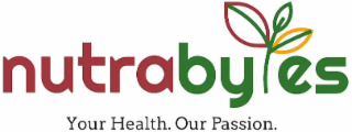 NUTRABYTES YOUR HEALTH. OUR PASSION. logo