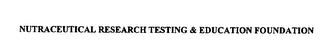 NUTRACEUTICAL RESEARCH TESTING & EDUCATION FOUNDATION logo