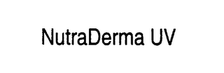 NUTRADERMA UV logo