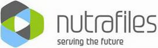 NUTRAFILES, SERVING THE FUTURE logo