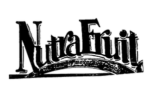 NUTRAFRUIT THE HEALTHY BEVERAGE CHOICE logo