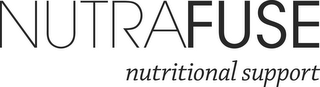 NUTRAFUSE NUTRITIONAL SUPPORT logo