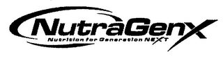 NUTRAGENX NUTRITION FOR GENERATION NEXT logo