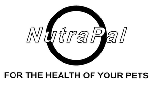 NUTRAPAL FOR THE HEALTH OF YOUR PETS logo