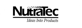 NUTRATEC IDEAS INTO PRODUCTS logo