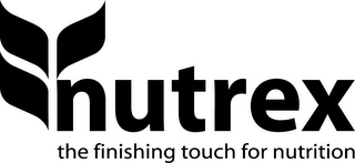 NUTREX THE FINISHING TOUCH FOR NUTRITION logo