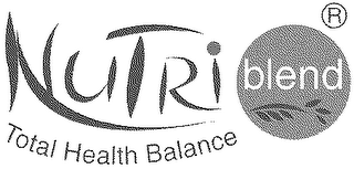 NUTRI BLEND TOTAL HEALTH BALANCE logo