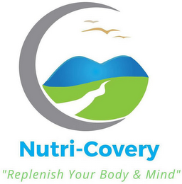 NUTRI-COVERY "REPLENISH YOUR BODY & MIND" logo