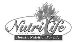 NUTRI LIFE PET PRODUCTS HOLISTIC NUTRITION FOR LIFE logo