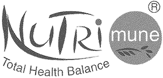 NUTRI MUNE TOTAL HEALTH BALANCE logo