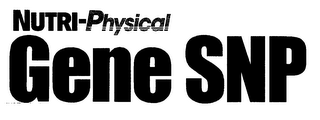 NUTRI-PHYSICAL GENE SNP logo