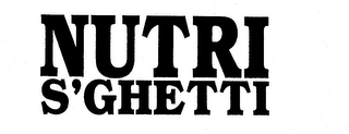 NUTRI S'GHETTI logo