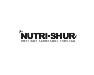 NUTRI-SHUR NUTRIENT ASSURANCE PROGRAM logo