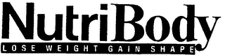 NUTRIBODY LOSE WEIGHT GAIN SHAPE logo