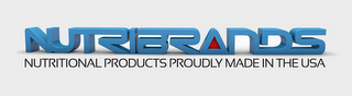 NUTRIBRANDS NUTRITIONAL PRODUCTS PROUDLY MADE IN THE USA logo