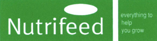 NUTRIFEED EVERYTHING TO HELP YOU GROW logo