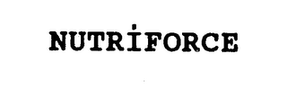 NUTRIFORCE logo