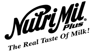 NUTRIMIL PLUS THE REAL TASTE OF MILK! logo