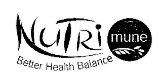 NUTRIMUNE BETTER HEALTH BALANCE logo