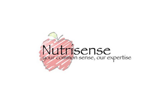 NUTRISENSE YOUR COMMON SENSE, OUR EXPERTISE logo