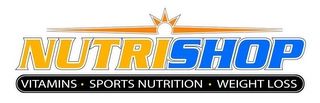 NUTRISHOP VITAMINS · SPORTS NUTRITION ·WEIGHT LOSS logo