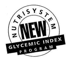 NUTRISYSTEM NEW GLYCEMIC INDEX PROGRAM logo