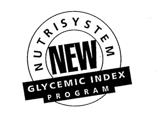 NUTRISYSTEM NEW GLYCEMIC INDEX PROGRAM logo