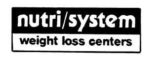 NUTRI/SYSTEM WEIGHT LOSS CENTERS logo