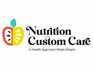 NUTRITION CUSTOM CARE A HEALTH APPROACH MADE SIMPLE logo