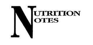 NUTRITION NOTES logo