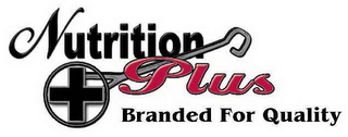 NUTRITION PLUS BRANDED FOR QUALITY logo