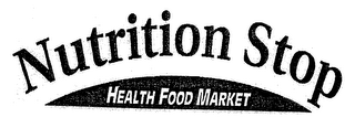 NUTRITION STOP HEALTH FOOD MARKET logo