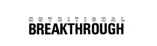 NUTRITIONAL BREAKTHROUGH logo