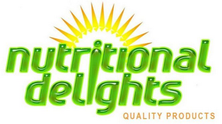 NUTRITIONAL DELIGHTS QUALITY PRODUCTS logo