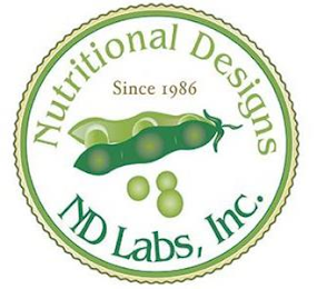 NUTRITIONAL DESIGNS ND LABS, INC. SINCE 1986 logo